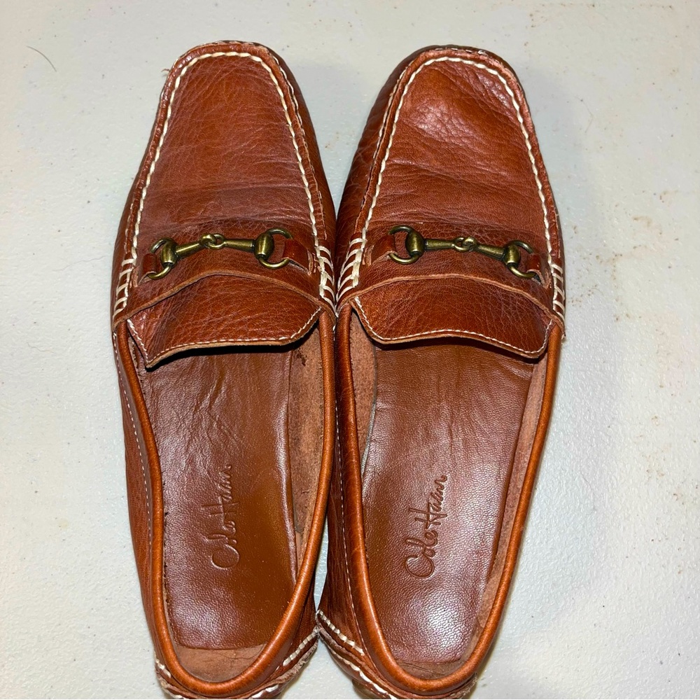 Cole Haan leather driving shoes. Size 7.